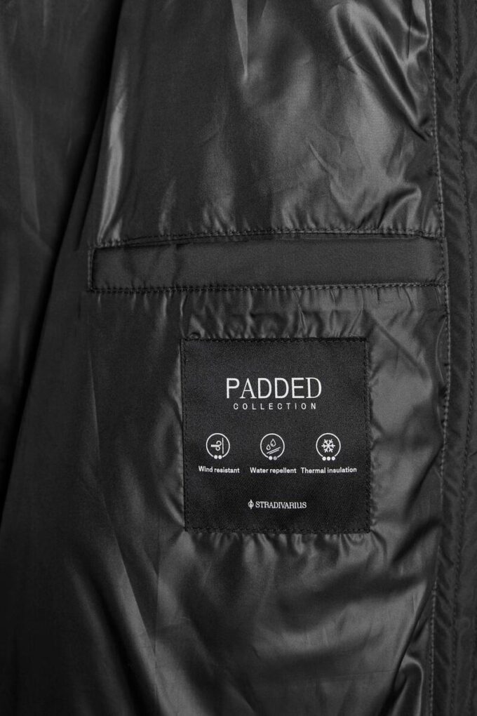 Basic péřová bunda s kapucí