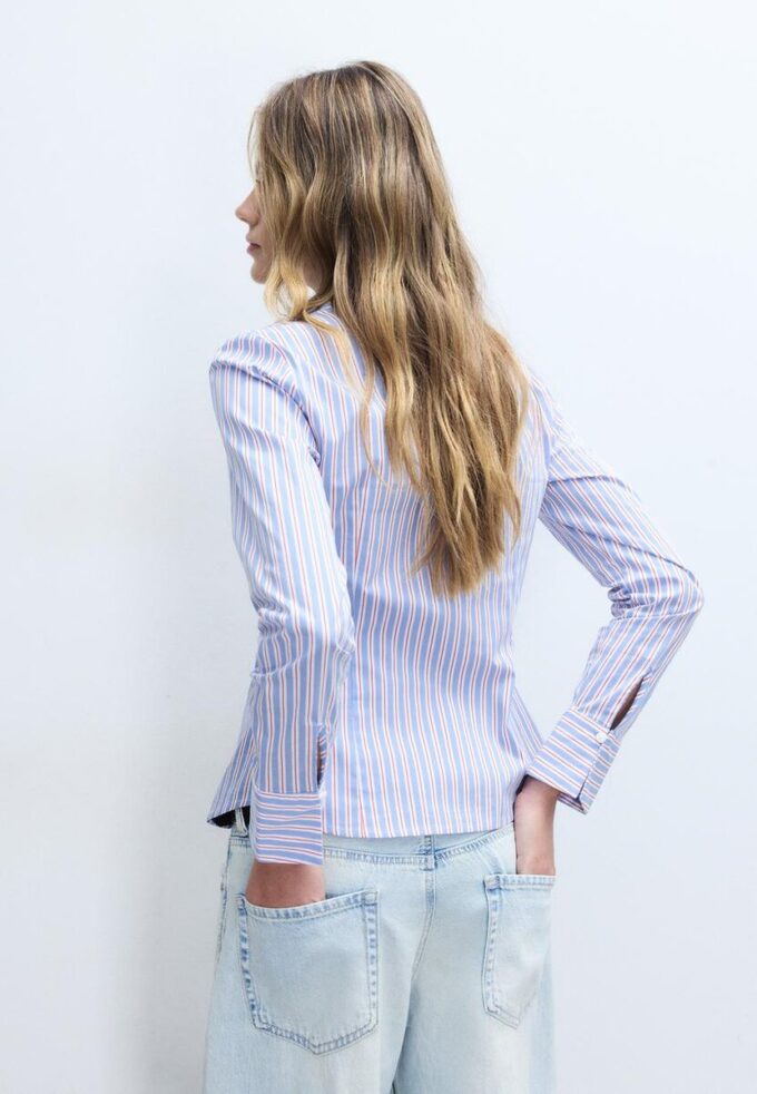 Basic pruhovaná přiléhavá košile