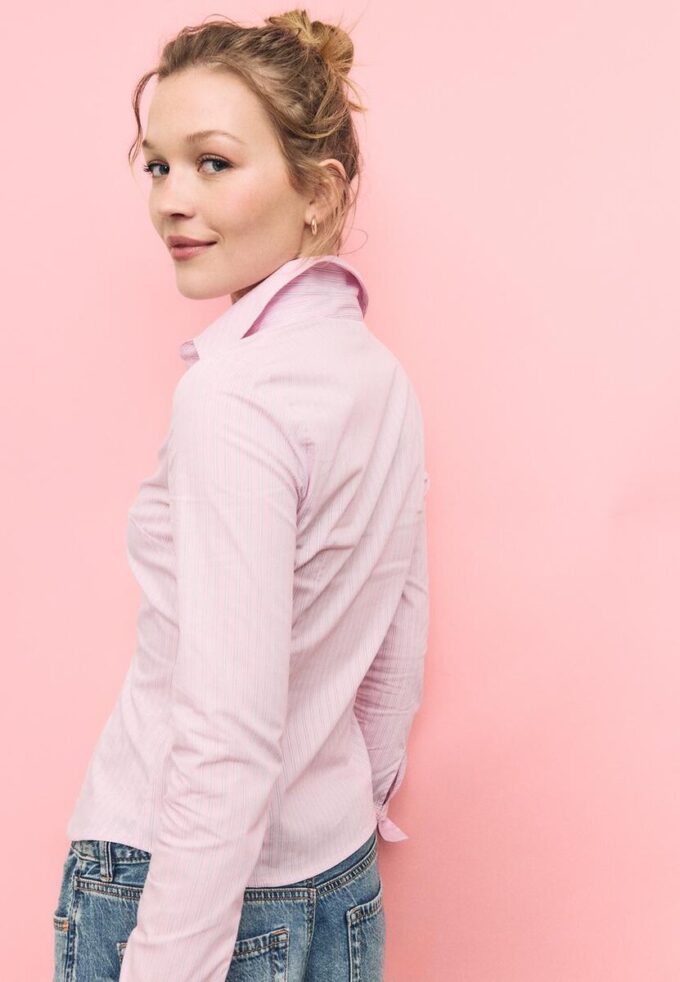 Basic pruhovaná přiléhavá košile