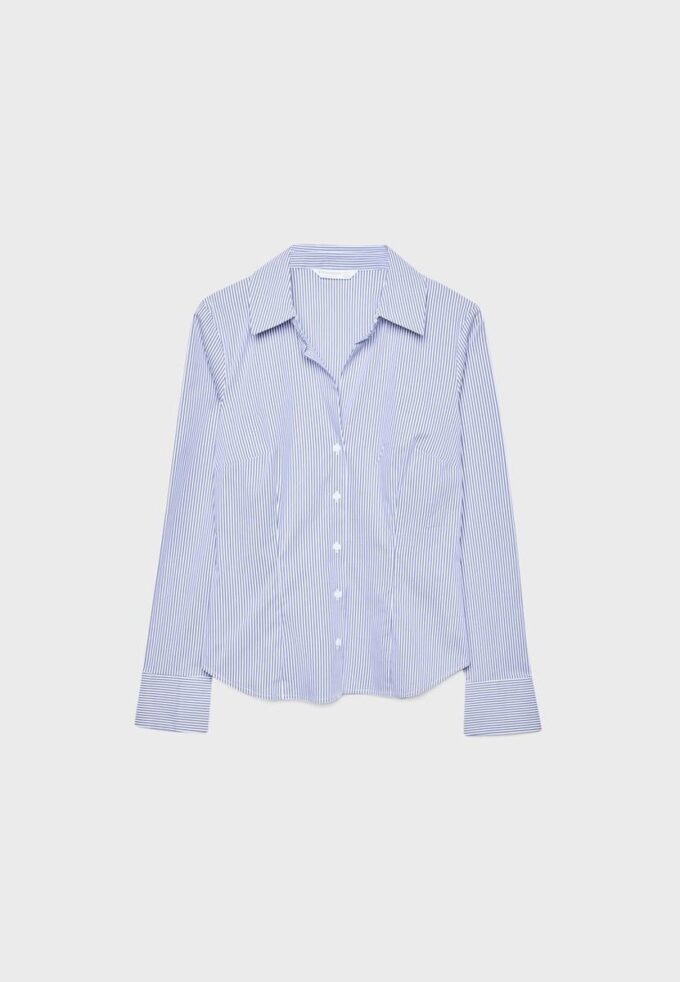 Basic pruhovaná přiléhavá košile