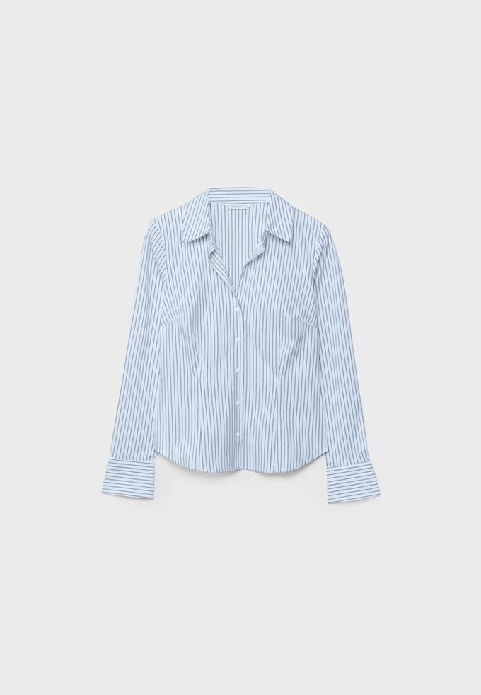 Basic pruhovaná přiléhavá košile