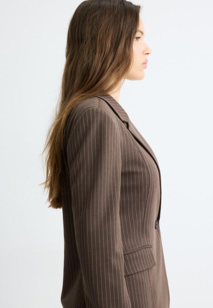 Basic pruhované pletené sako Basic pruhované pletené sako
