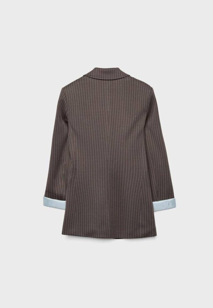Basic pruhované pletené sako Basic pruhované pletené sako