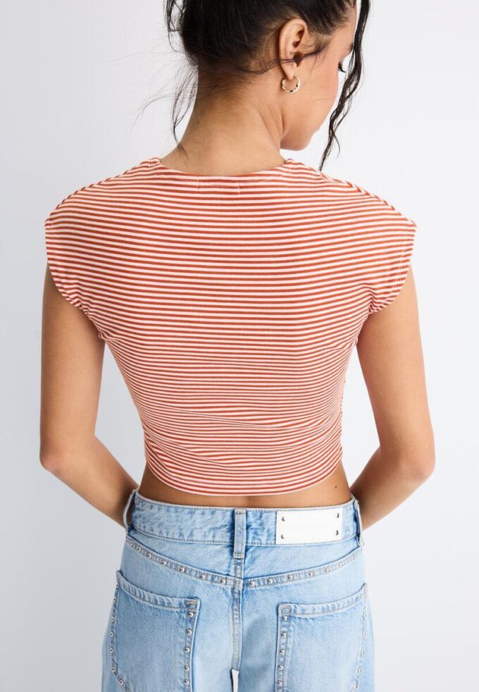 Basic pruhované tričko s krátkými rukávy