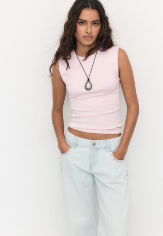 Basic tričko bez rukávů