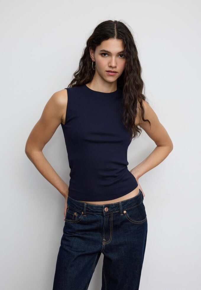 Basic tričko bez rukávů