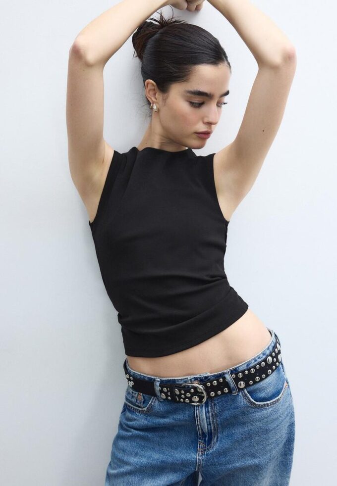 Basic tričko bez rukávů