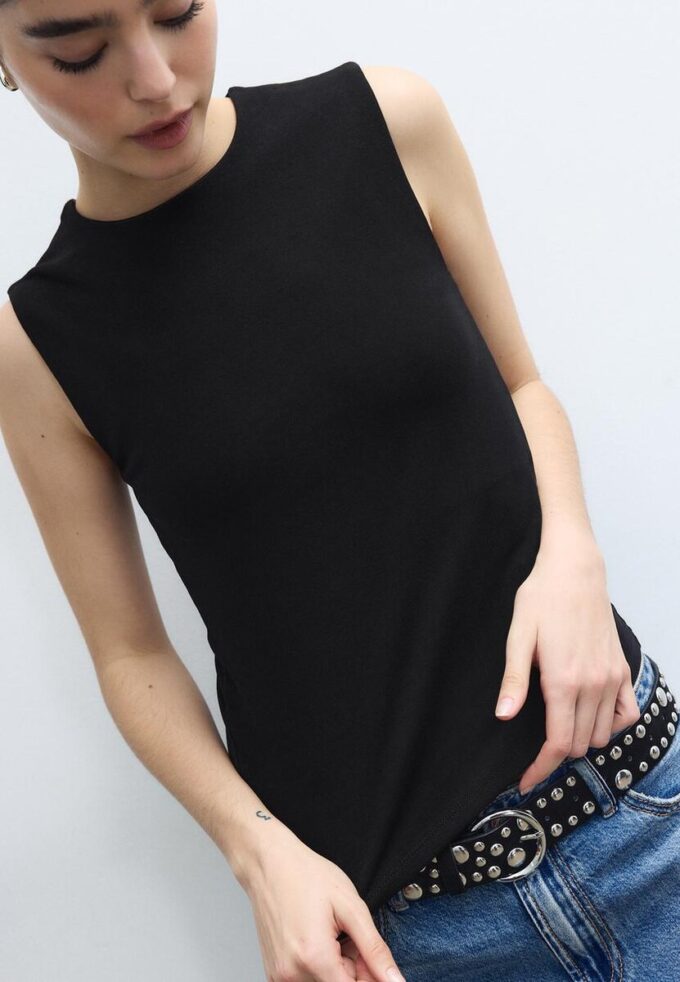 Basic tričko bez rukávů