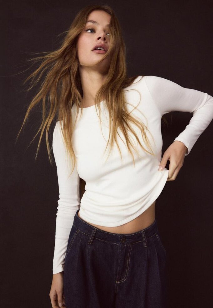 Basic tričko s dlouhým rukávem