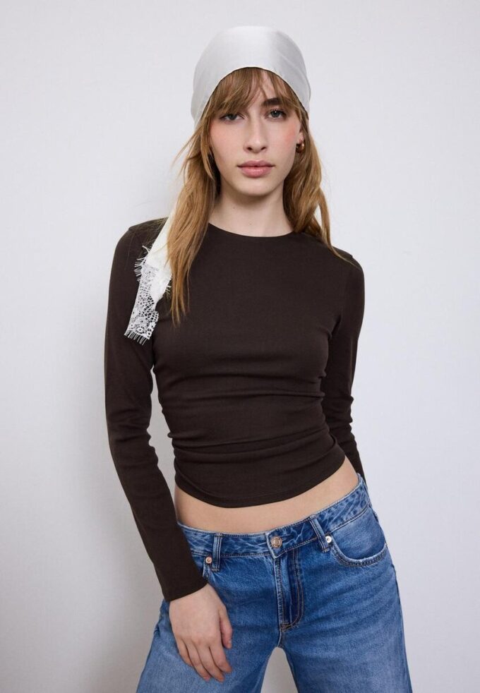 Basic tričko s dlouhým rukávem