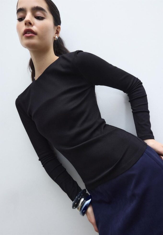 Basic tričko s dlouhým rukávem