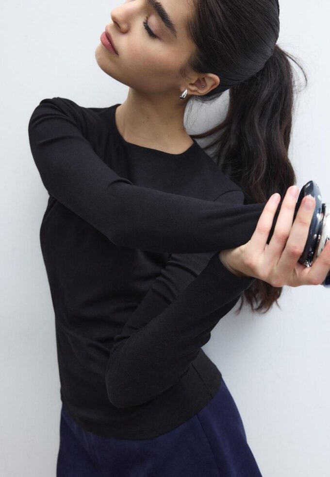 Basic tričko s dlouhým rukávem