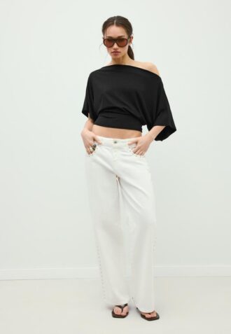 Basic tričko s netopýřími rukávy