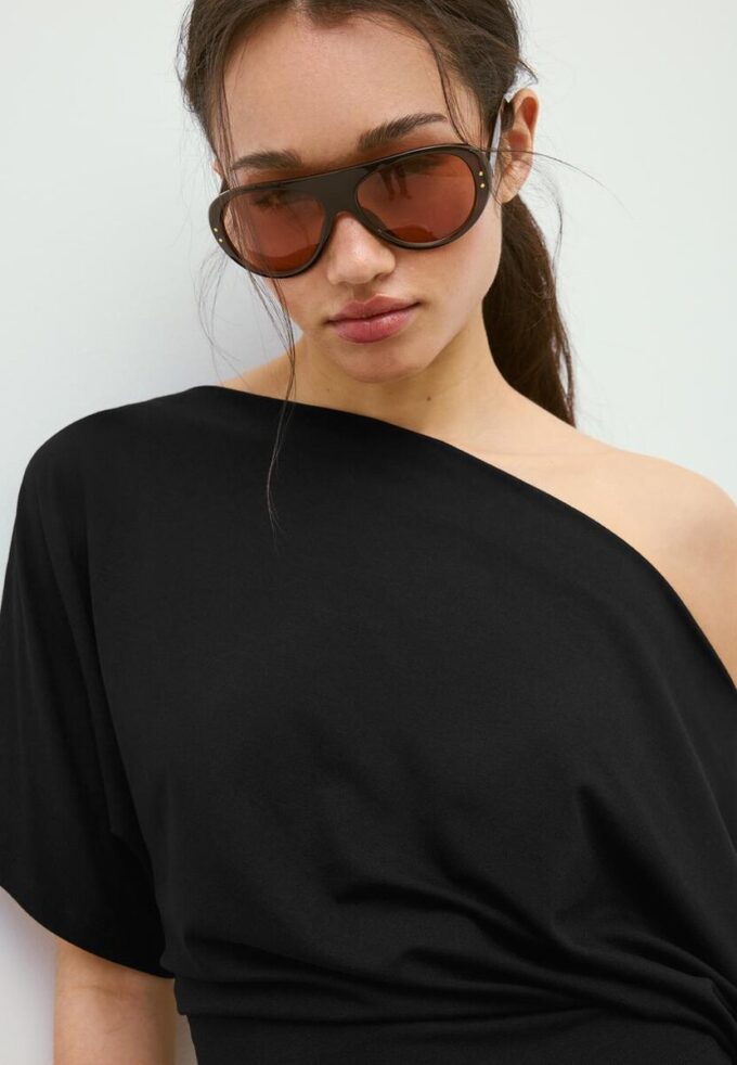 Basic tričko s netopýřími rukávy