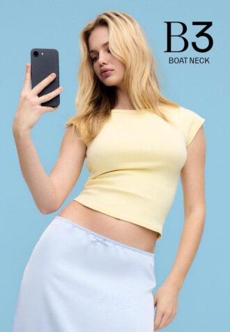 Basic tričko s výstřihem do lodičky