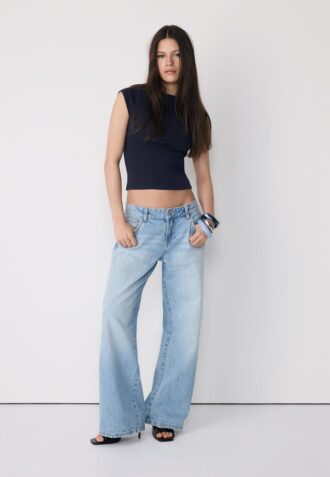 Basic tričko s výstřihem do lodičky