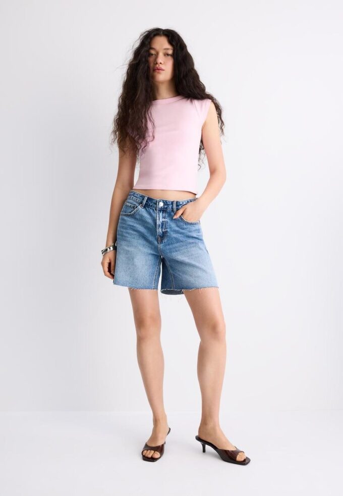 Basic tričko s výstřihem do lodičky