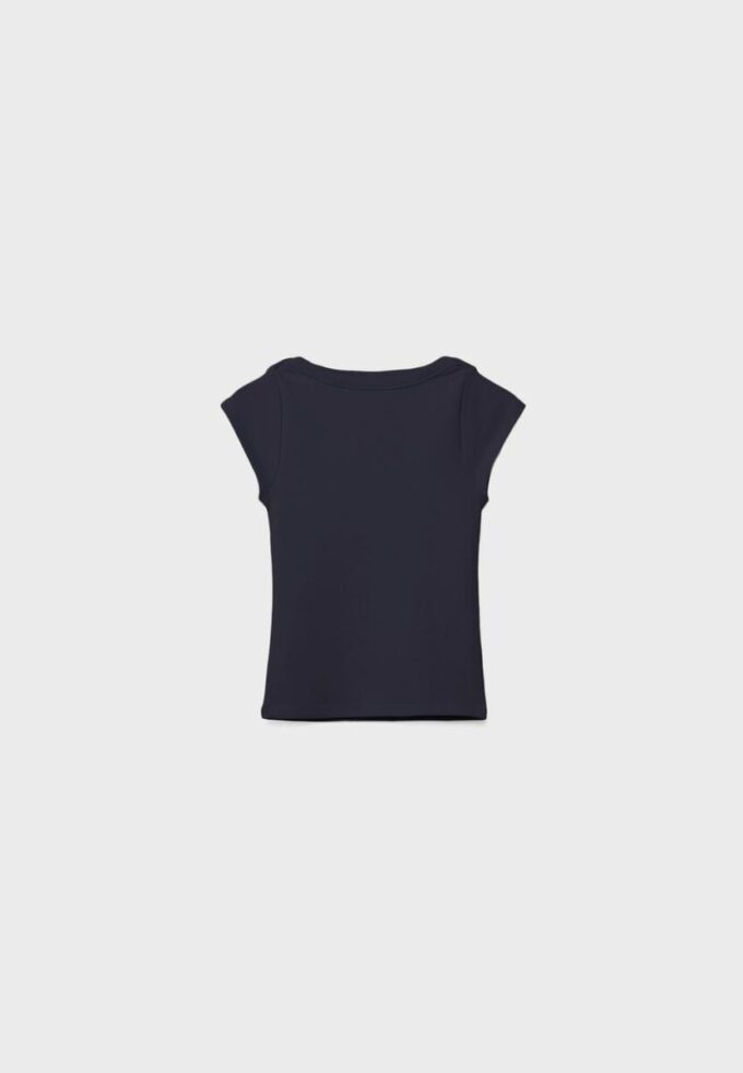 Basic tričko s výstřihem do lodičky