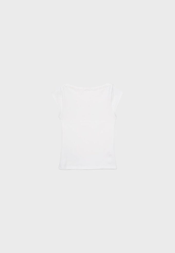 Basic tričko s výstřihem do lodičky