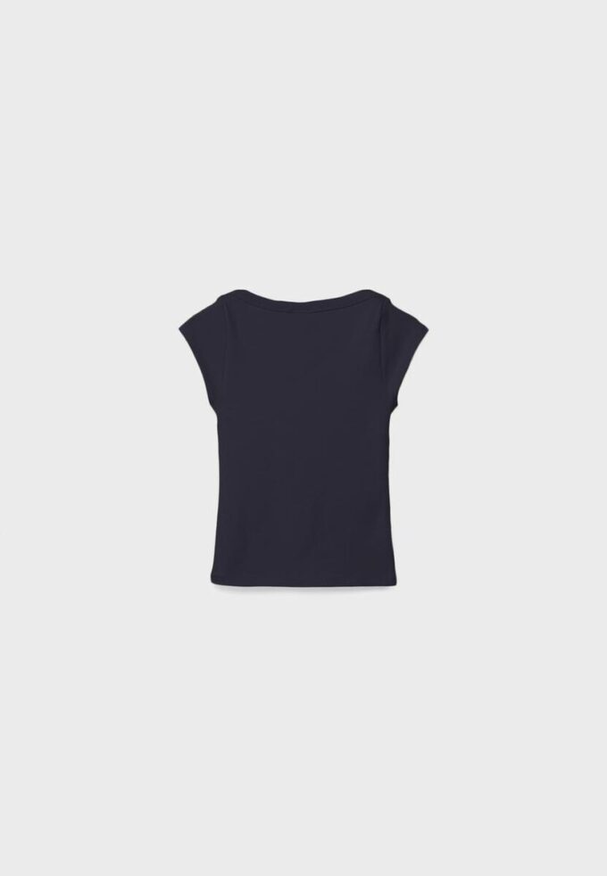 Basic tričko s výstřihem do lodičky