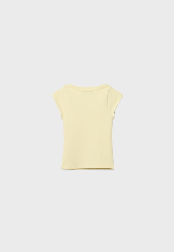 Basic tričko s výstřihem do lodičky