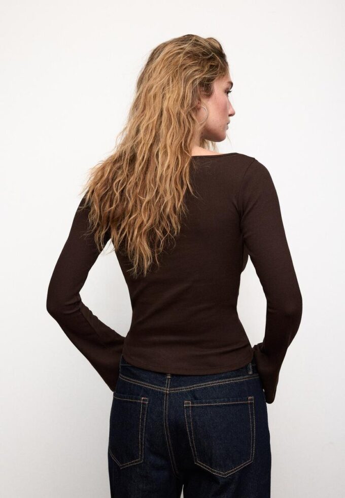 Basic tričko s zvonovými rukávy