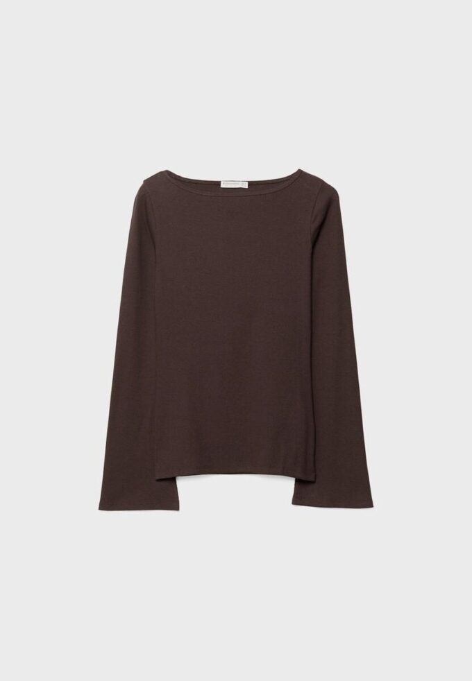 Basic tričko s zvonovými rukávy