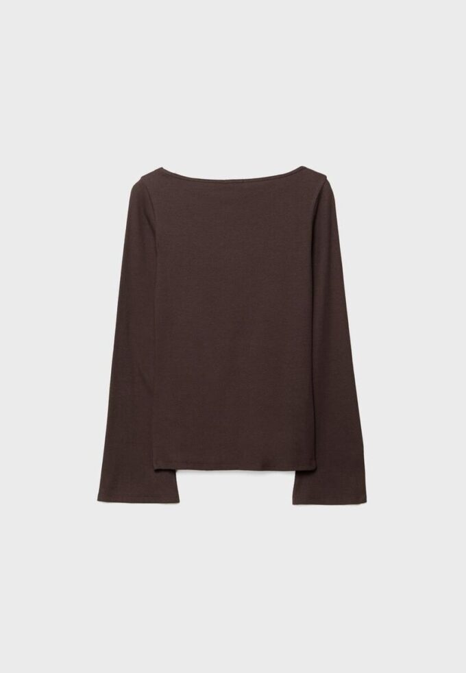 Basic tričko s zvonovými rukávy