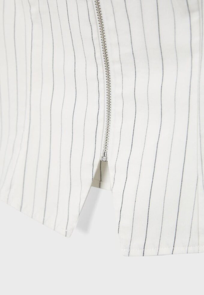 Bengalinové tílko s vázáním za krkem