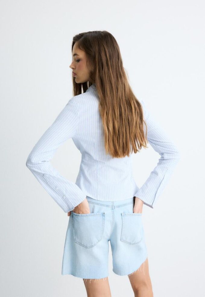 Bengalínová nařasená košile