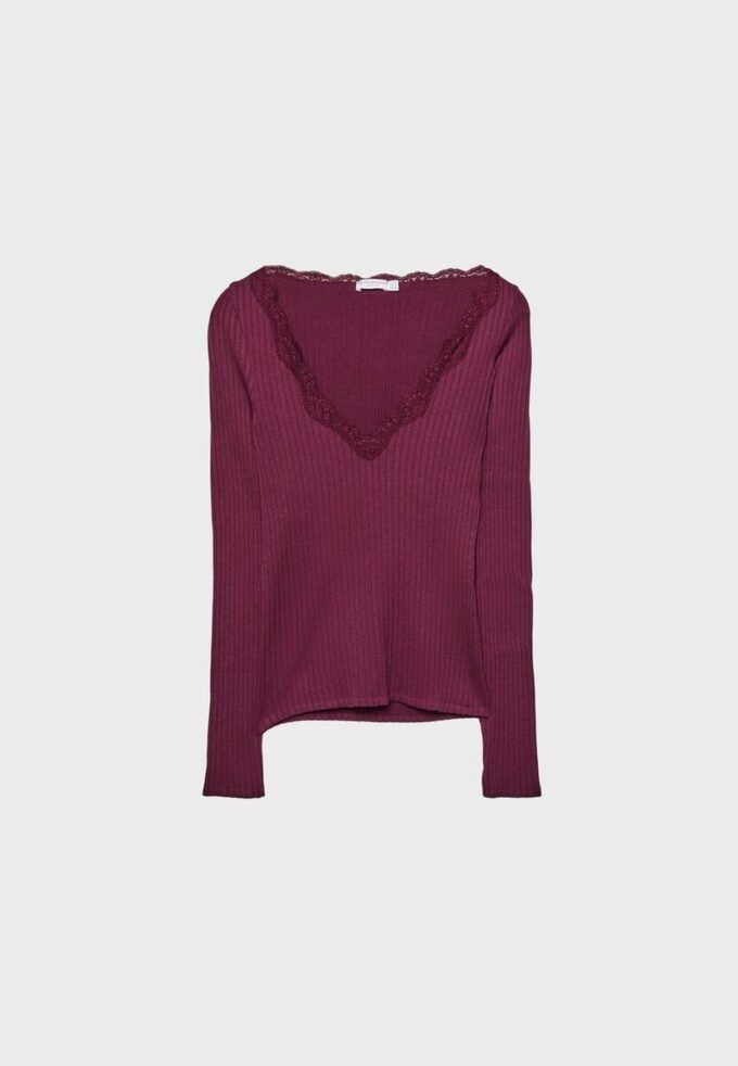 Bezšvový krajkový top Bezšvový krajkový top