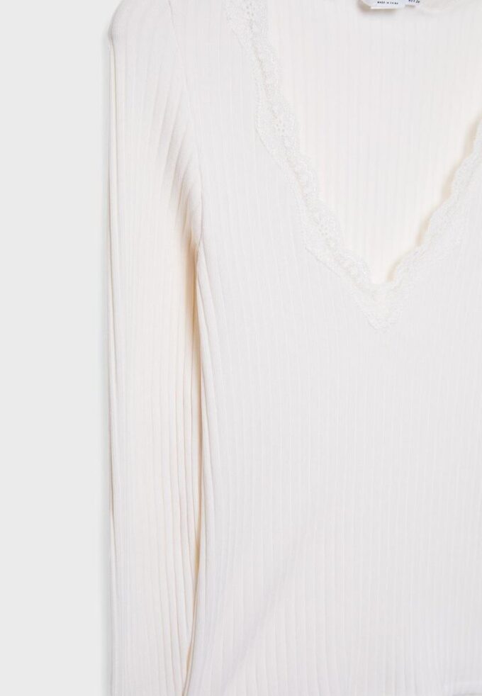 Bezšvový krajkový top Bezšvový krajkový top