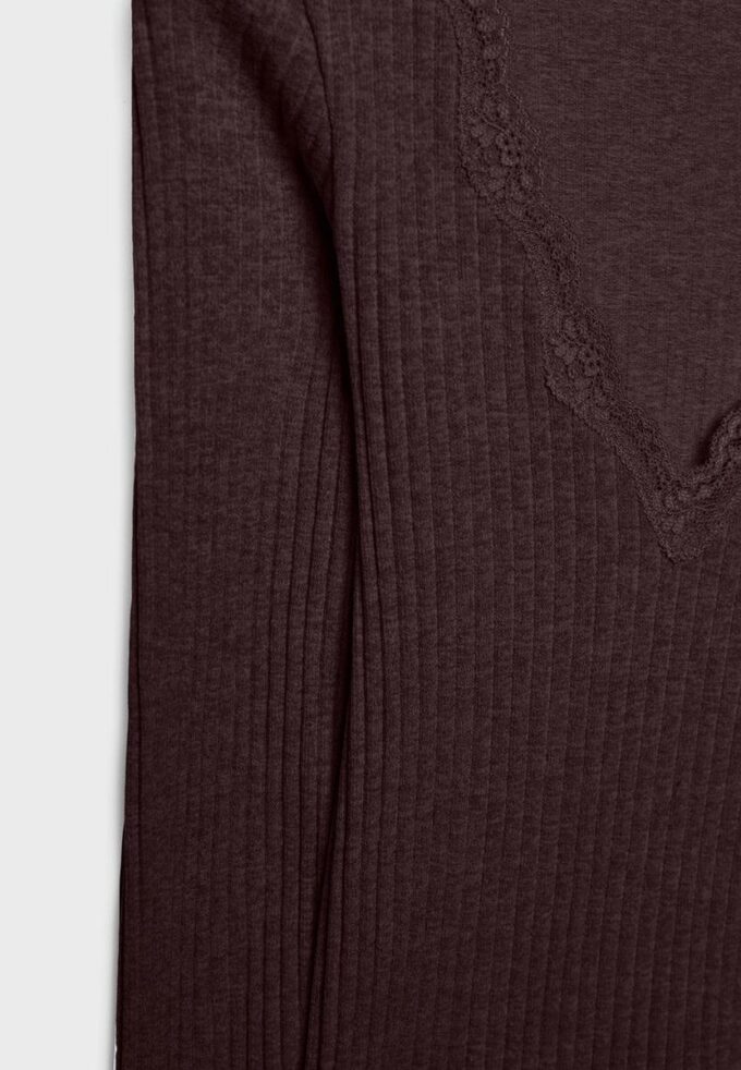 Bezšvový krajkový top Bezšvový krajkový top