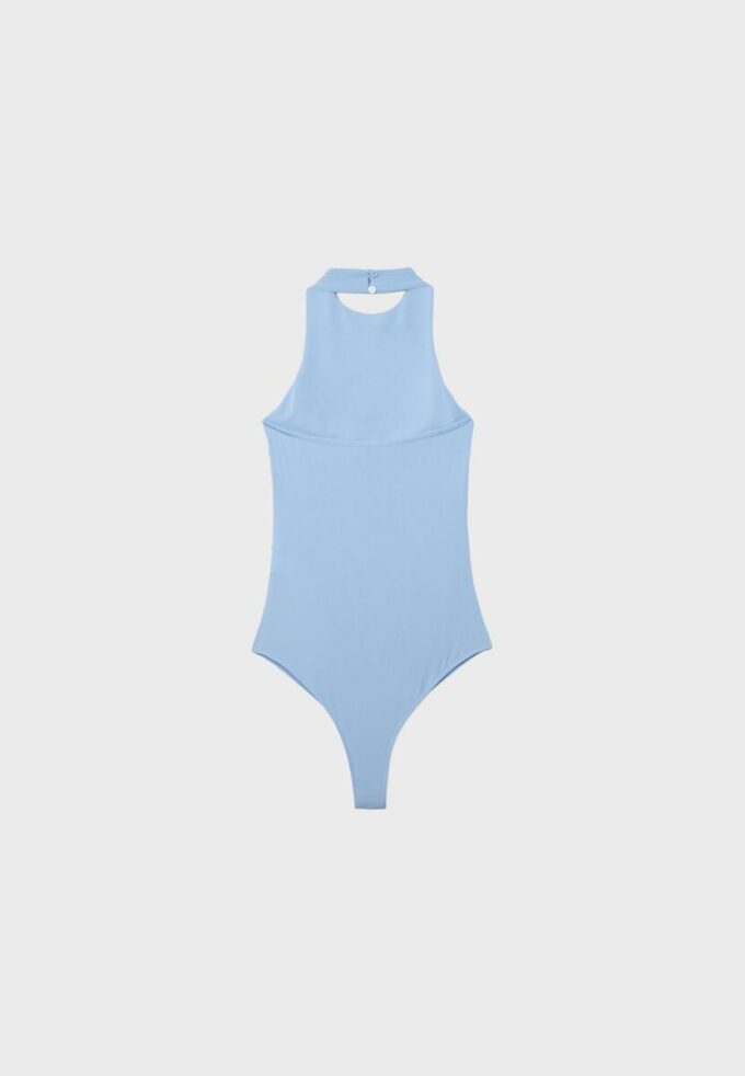 Bodysuit s vázáním za krkem Bodysuit s vázáním za krkem