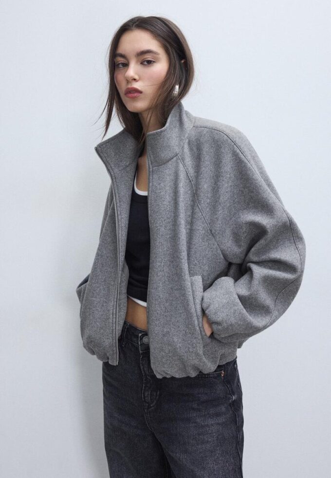 Bomberová bunda Jemné na dotek Bomberová bunda Jemné na dotek