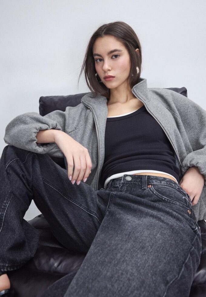 Bomberová bunda Jemné na dotek Bomberová bunda Jemné na dotek