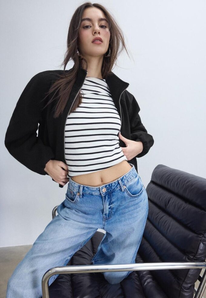 Bomberová bunda Jemné na dotek Bomberová bunda Jemné na dotek