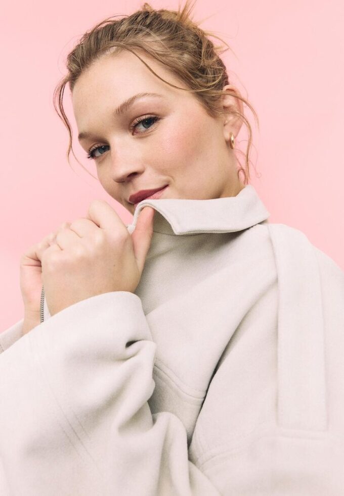 Bomberová bunda z umělé semiše