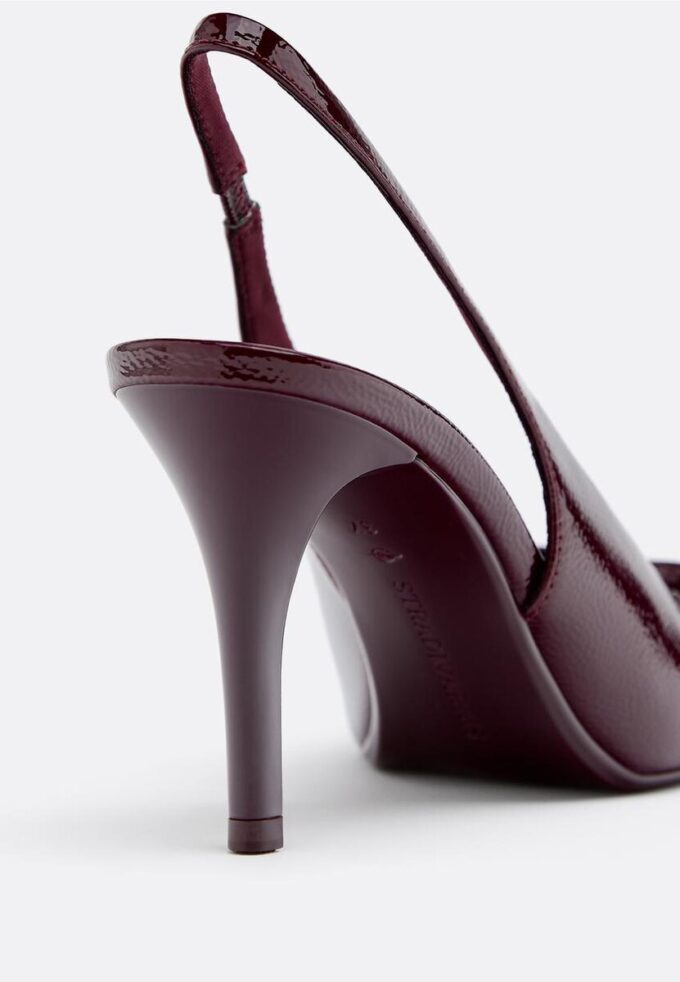 Boty na podpatku s mašlí