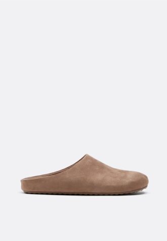 Clogy z umělé semiše