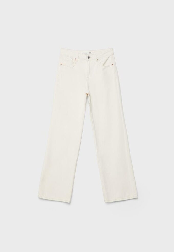 D92 Rovné džíny se širokými nohavicemi