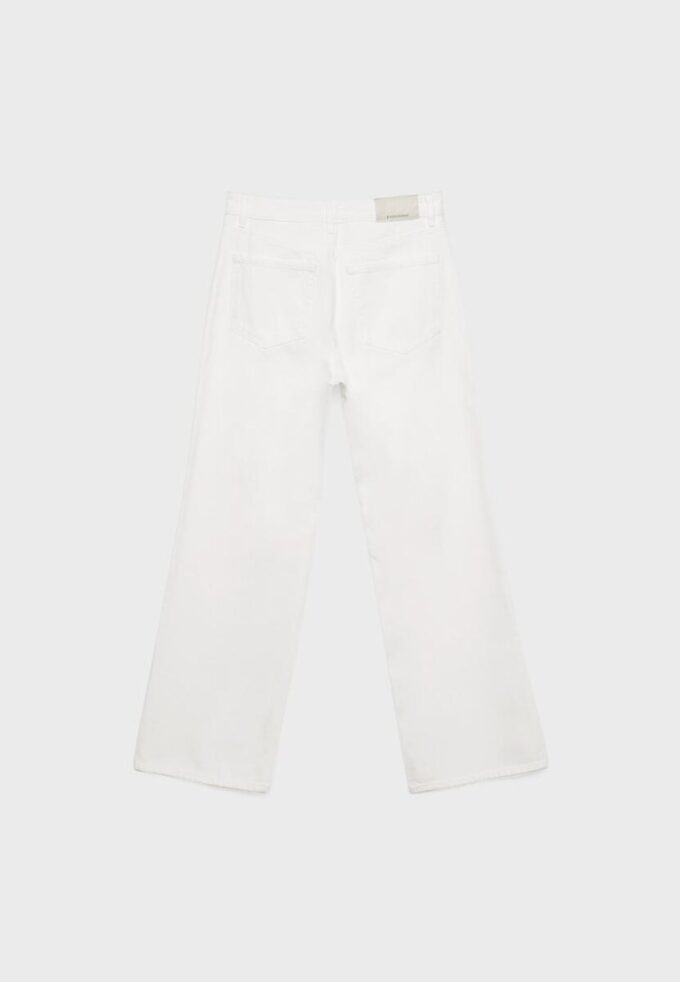 D92 Rovné džíny se širokými nohavicemi