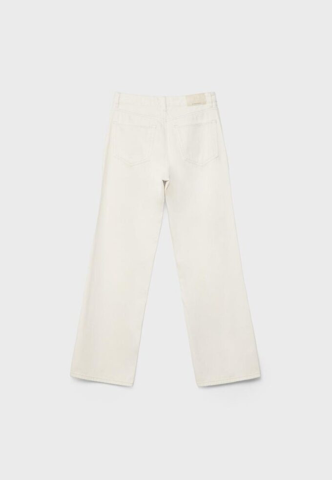 D92 Rovné džíny se širokými nohavicemi