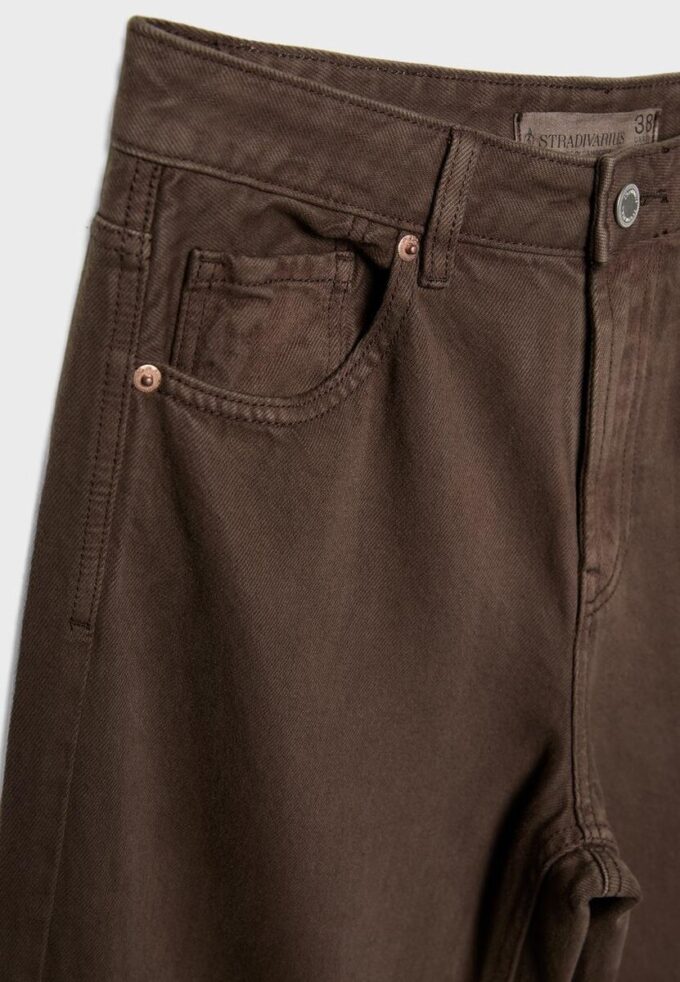 D92 Rovné džíny se širokými nohavicemi