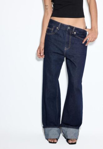 D92 Rovné džíny Wide Leg