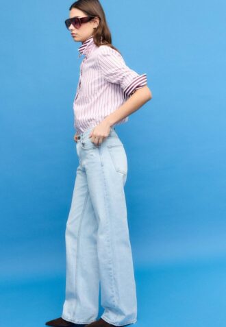 D92 Rovné džíny Wide Leg