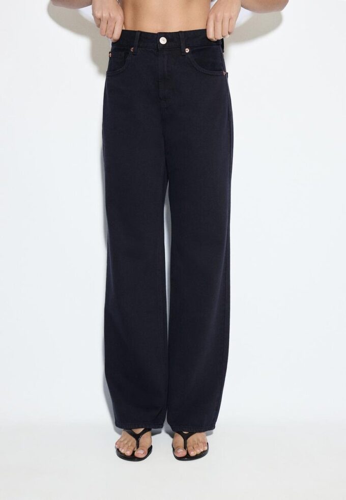 D92 Rovné džíny Wide Leg