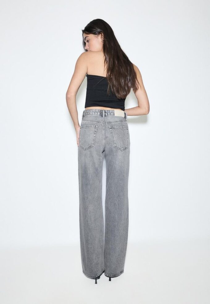 D92 Rovné džíny Wide Leg