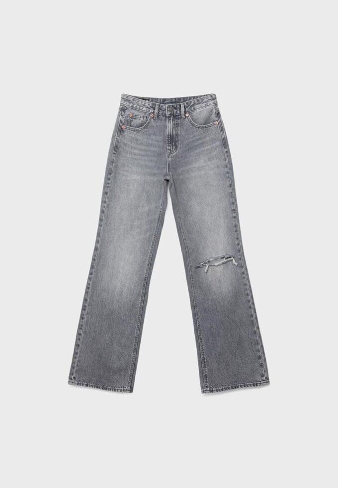 D92 Rovné džíny Wide Leg