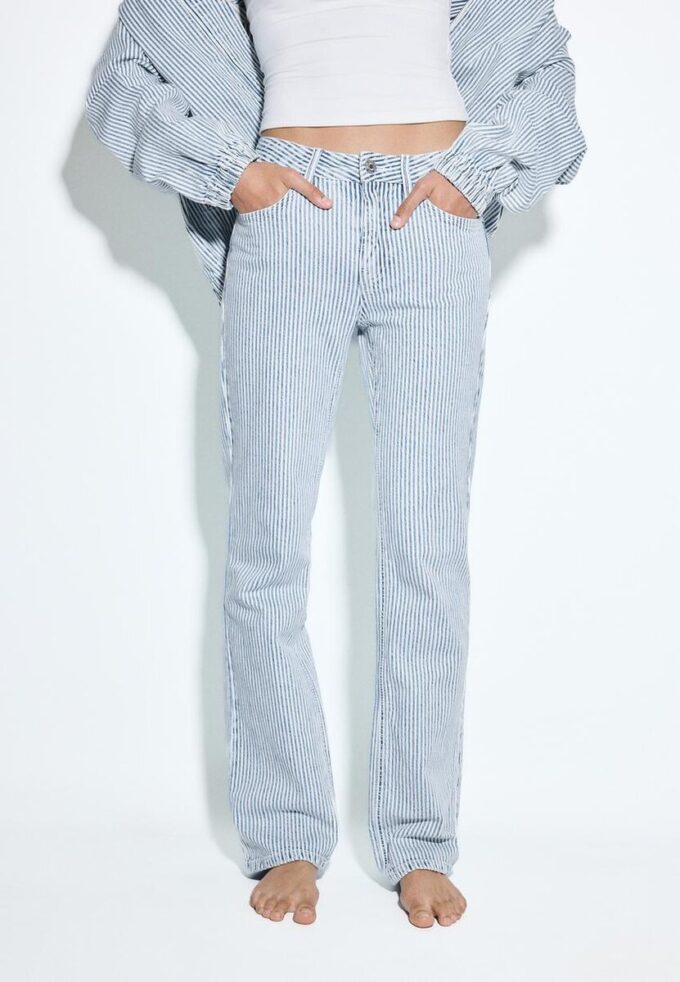 D98 Džíny s rovnými nohavicemi